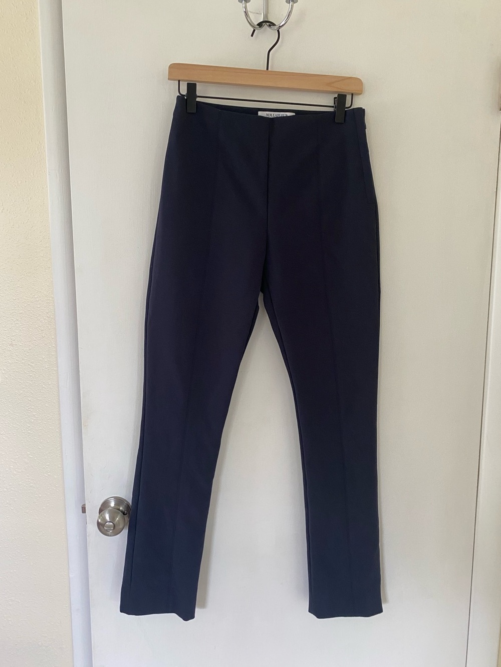 MM LaFleur Navy Pants Professional Career Office Trousers Size 8